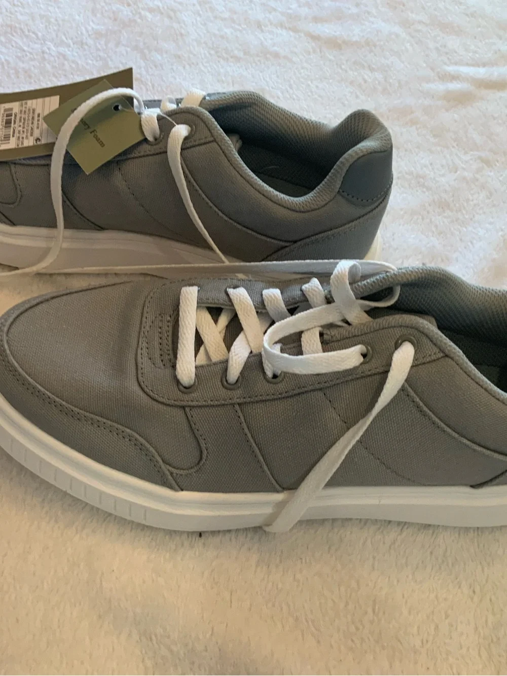 Mens good fellow gray new tennis shoes size 8 sku 3338